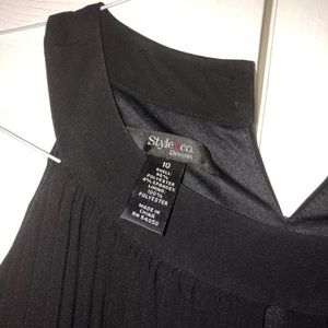 Black Full length dress size 10